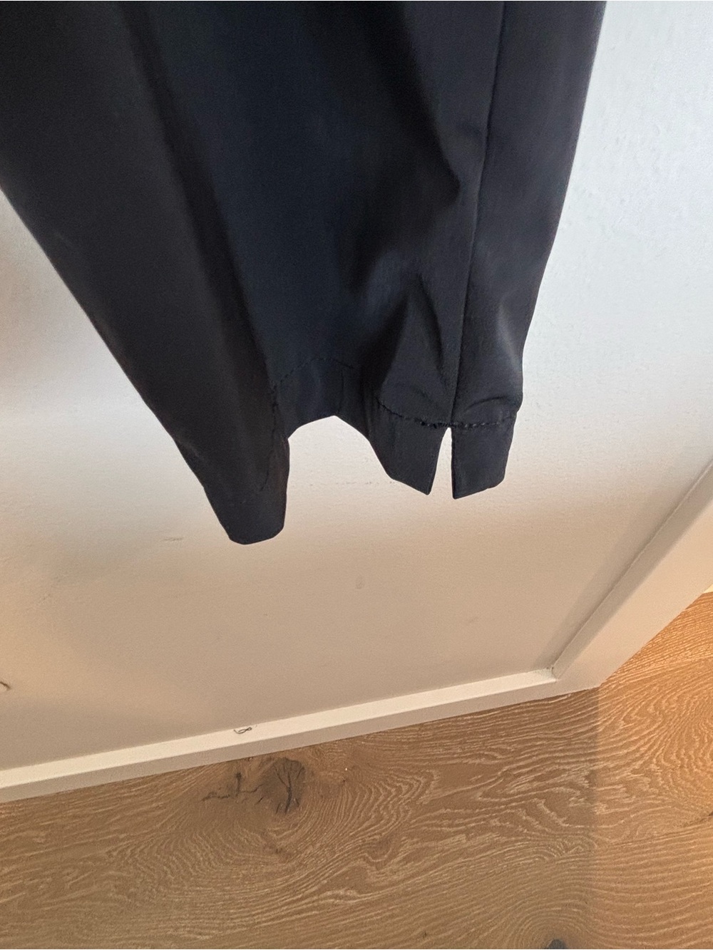 Nike Black Women's Dri Fit Slacks with White Swoosh - Picture 4 of 7